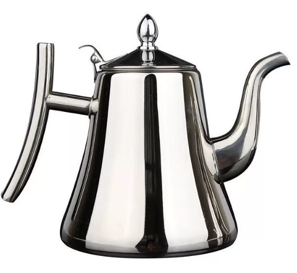 Custom stainless steel casserole coffee pot with strainer teapot