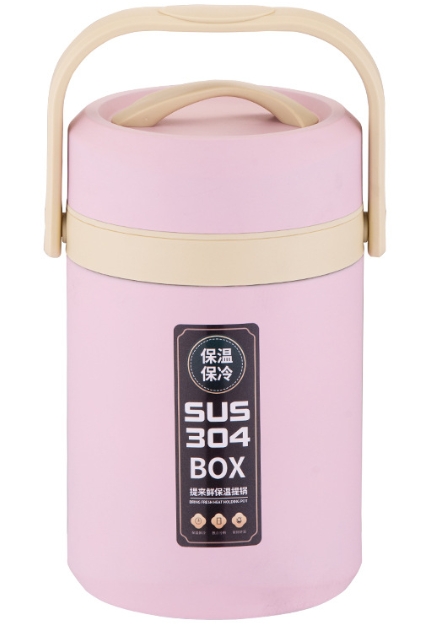 Multi-layer lunch box food compartment 304 stainless steel double-layer bento box