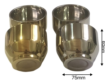 304 small gold cups