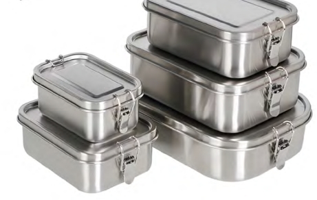 Stainless steel rectangularleakproof lunch box