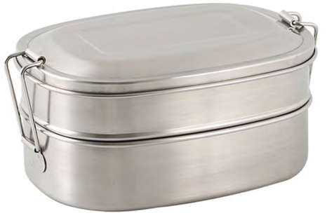 Double layers lunch box(buckles)