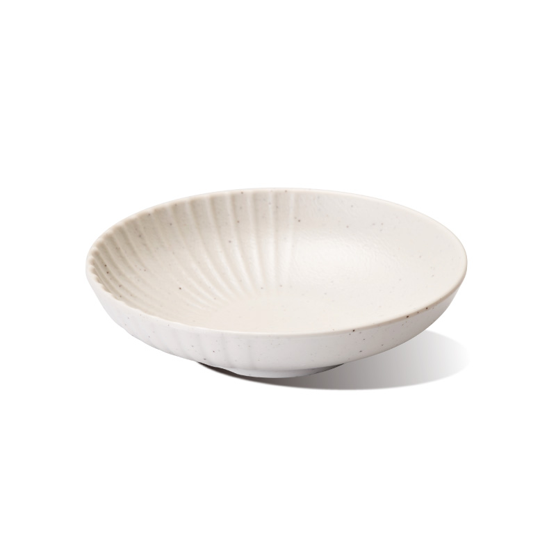 Semi-chrysanthemum-shaped flavor dish