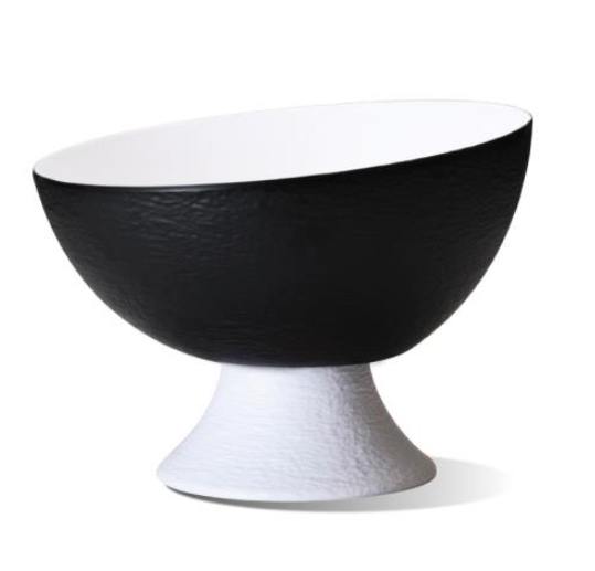 High leg diagonal bowl