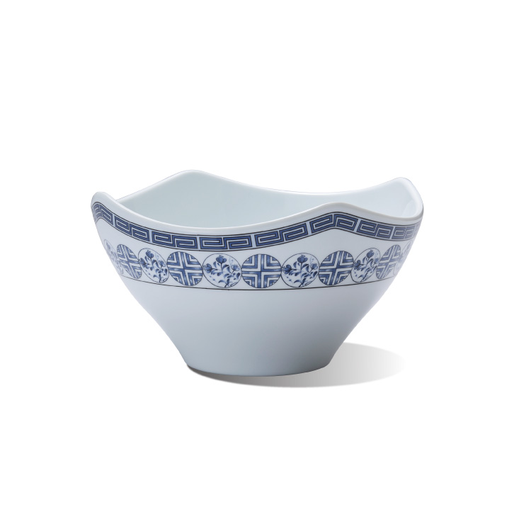 Corner round deep bowl
