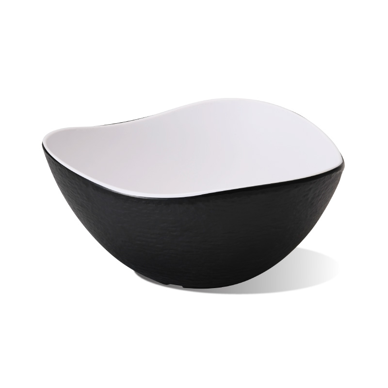 Wavy diagonal bowl