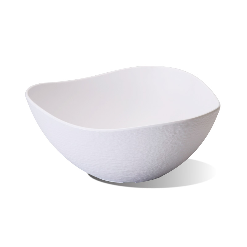 Wavy diagonal bowl