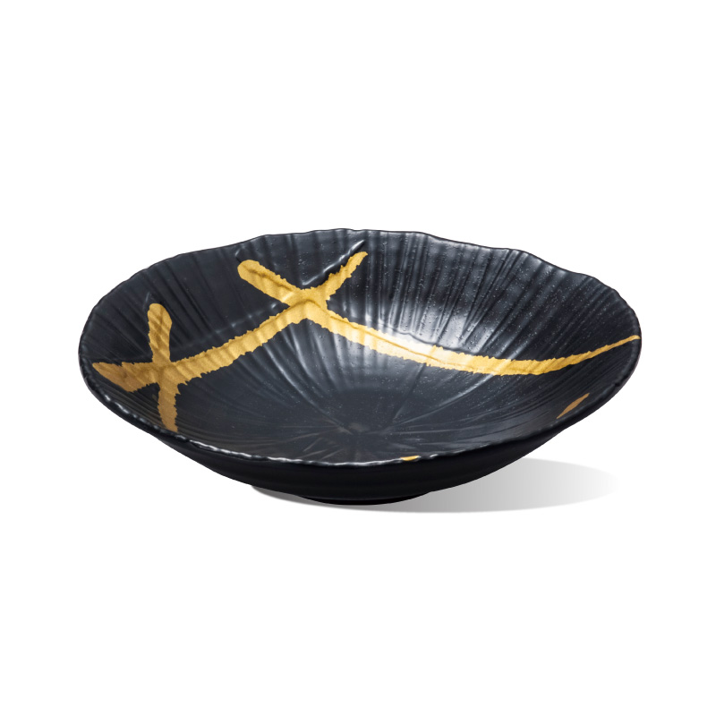 Embossed deep bowls