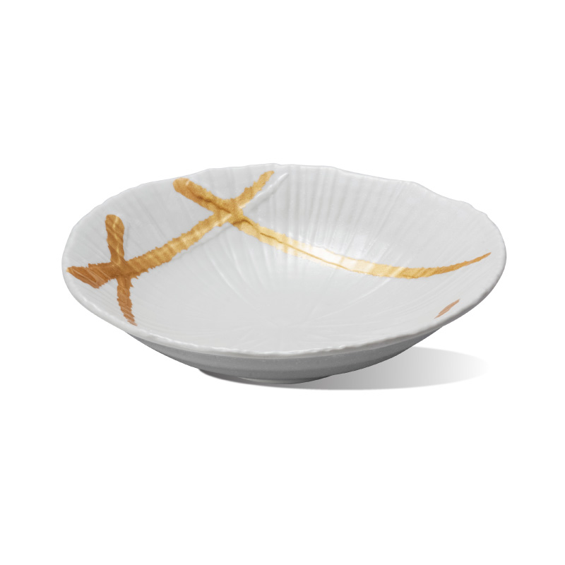 Embossed deep bowls