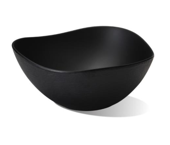 Wavy diagonal bowl