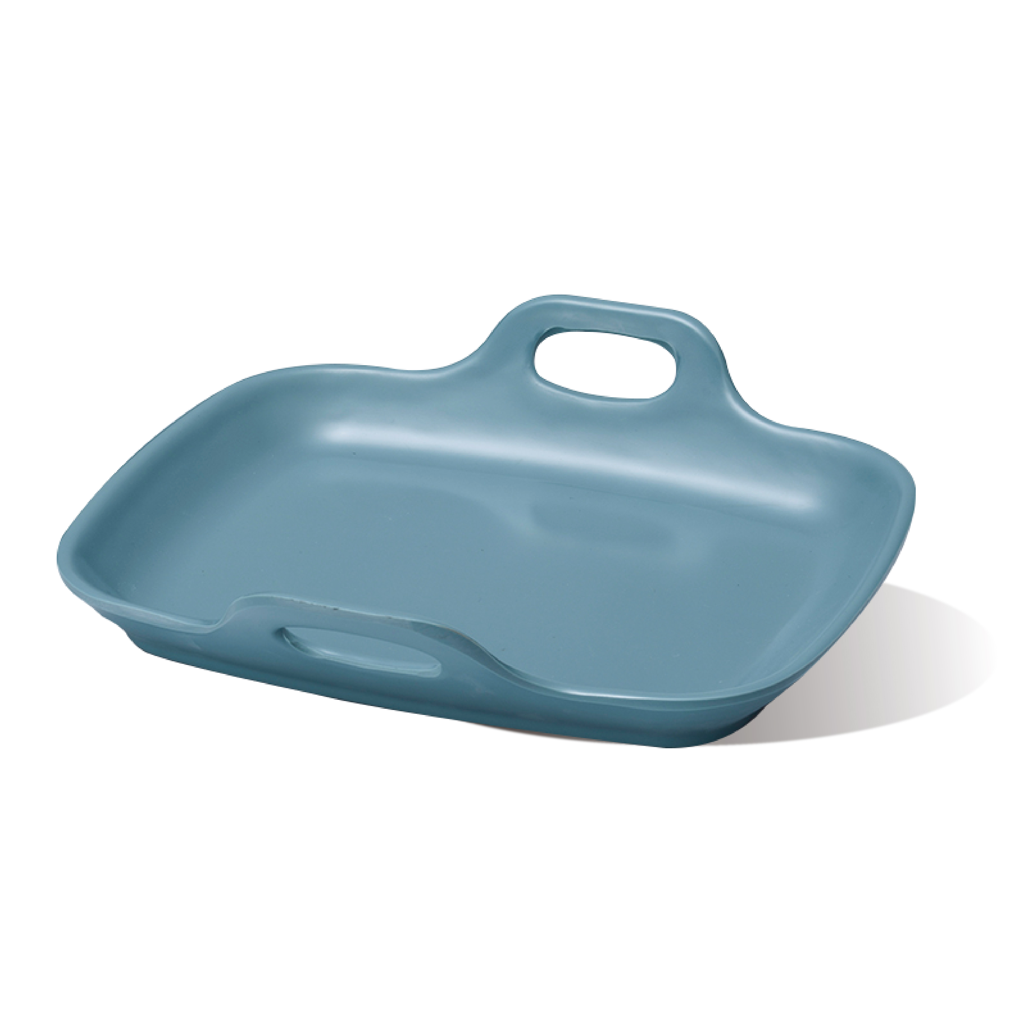 Attached ear tow dish tray
