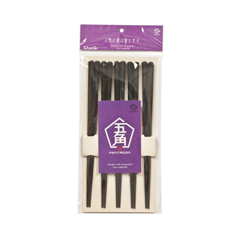 Pentagonal chopsticks