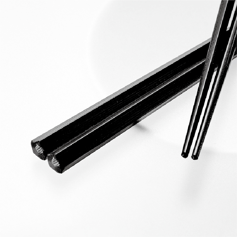 Pentagonal chopsticks