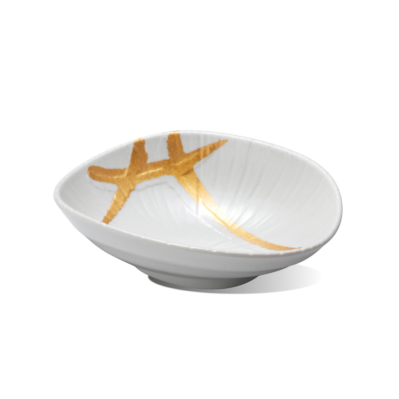 Embossed dish