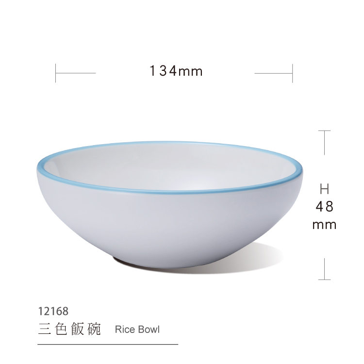 Three-color rice bowl