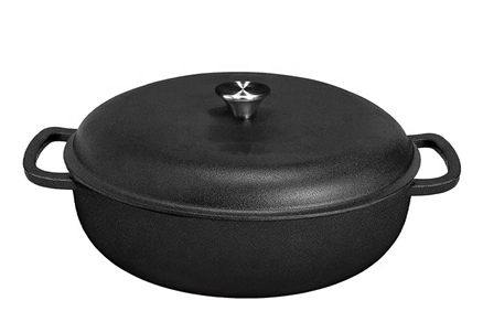 Health and Environmental Protection Coating Iron Cast Pots Casseroles Nonstick Seafood Pot Enamel Cookware