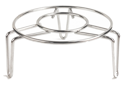 Stainless steel steamer with small steam rack