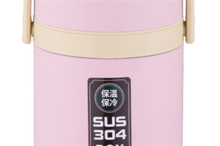 Multi-layer lunch box food compartment 304 stainless steel double-layer bento box