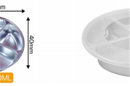 304/960ML divided deep plate (4 squares)