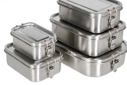 Stainless steel rectangularleakproof lunch box