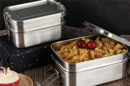 Leakproof double layers lunch box