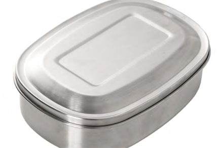 Stainless steel oval lunch box