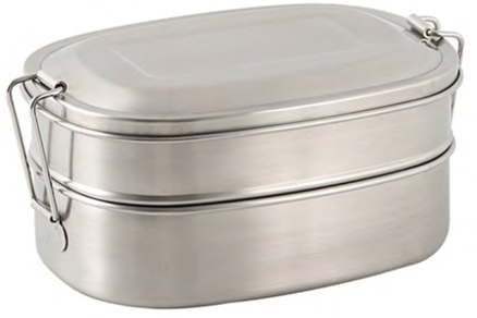 Double layers lunch box(buckles)