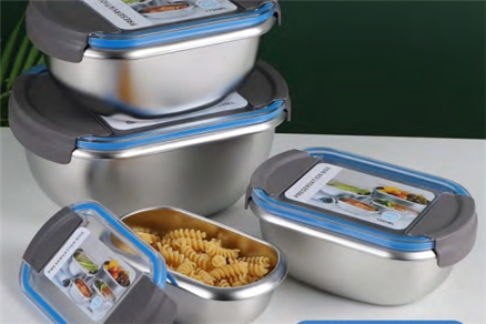 Stainless steel oval crisper