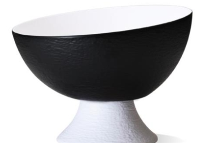 High leg diagonal bowl