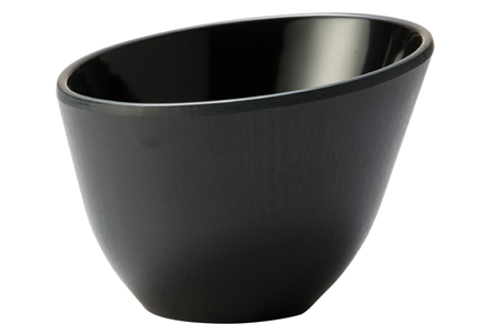Wood grain diagonal bowl