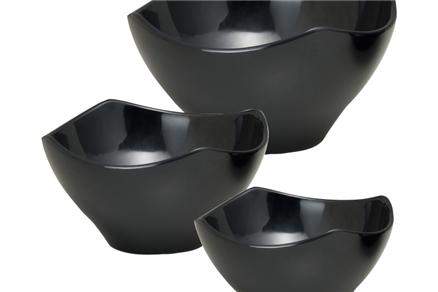 Octagonal round deep bowl