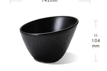 Stone diagonal bowl