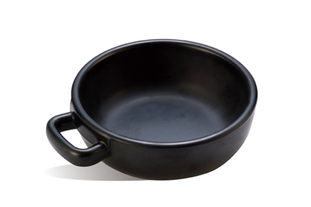Small clay pot with ears