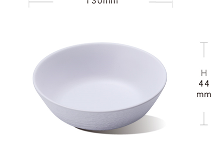 Round bowl with stone grain