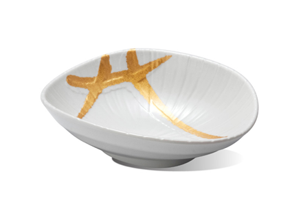 Embossed dish