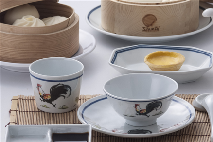 Two-compartment dish